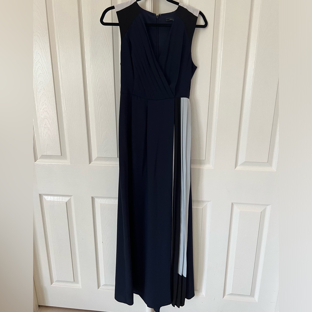 BCBGMaxazria classic navy jumpsuit